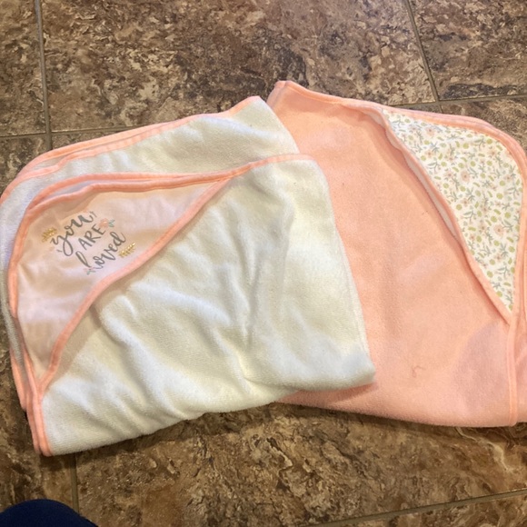 Baby bath towels “you are loved” set of 2 - Picture 1 of 5